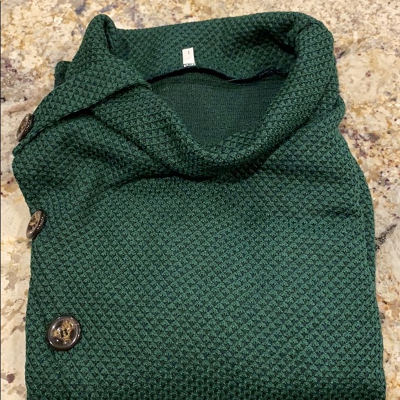 Cowl turtle neck Long Sleeve Sweater - Picture 6 of 8